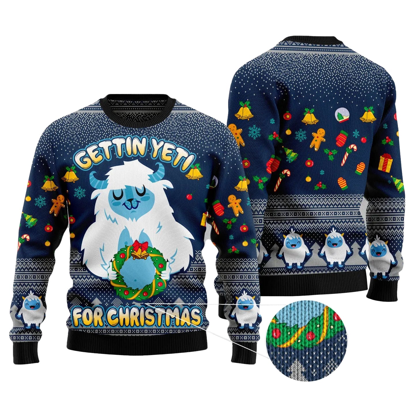 Gettin Yeti For Christmas Ugly Sweater – Moonbestprint
