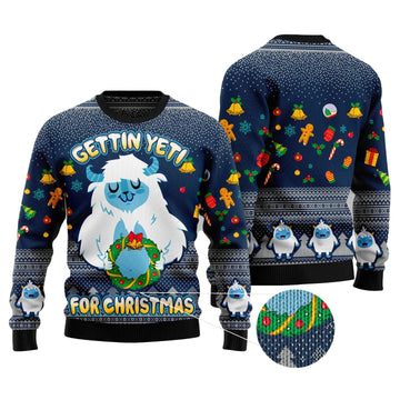 Gettin Yeti For Christmas Ugly Sweater – Moonbestprint