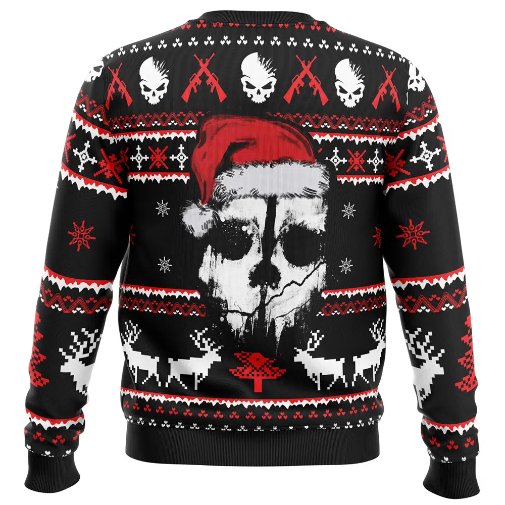 Ghost Call of Duty Ugly Christmas Sweater – Moonbestprint
