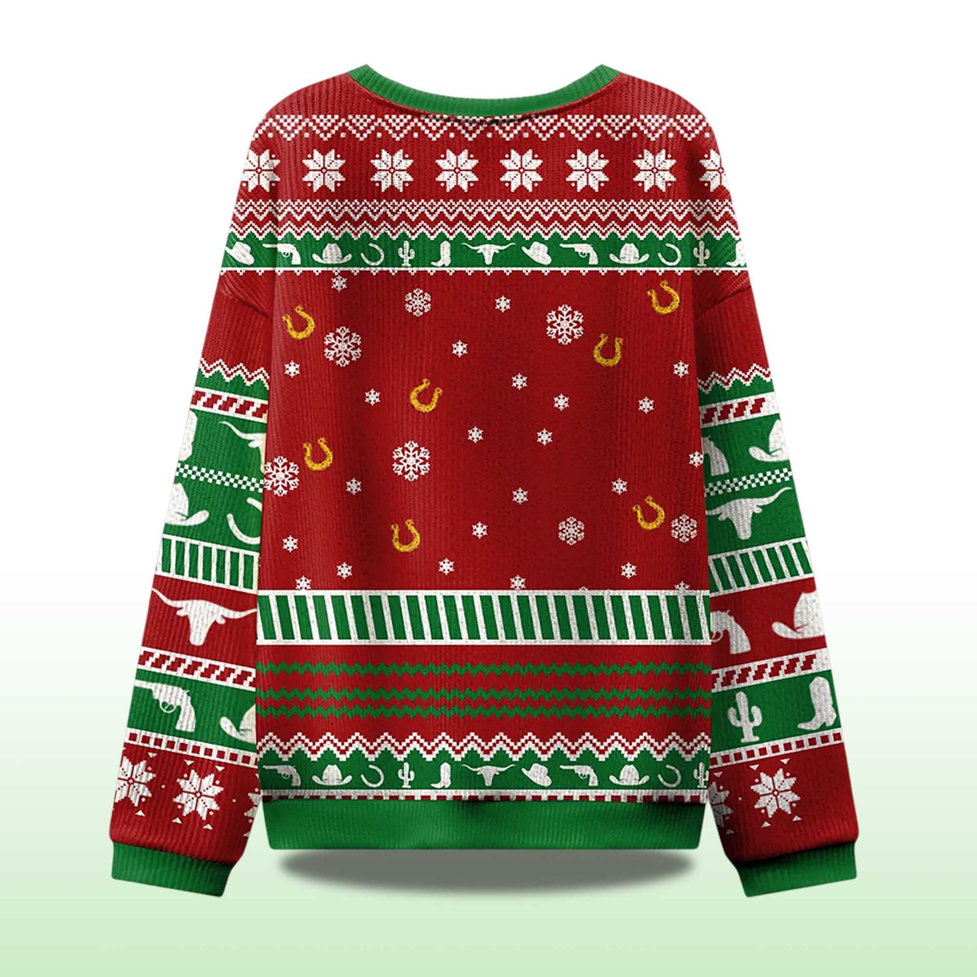 2026 Giddy Up Jingle Horse Ugly Christmas Sweater Moonbestprint