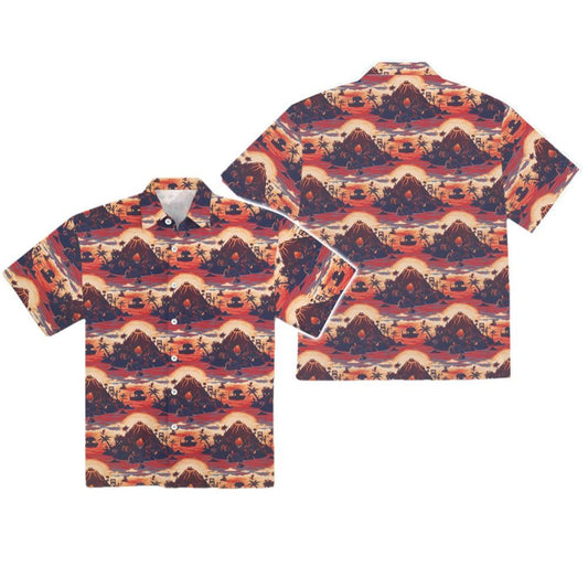 Ginger Island Resort Button Up Hawaiian Shirt - Moonbestprint