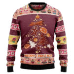 Gingerbread Christmas Tree Ugly Sweater – Moonbestprint