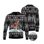 Giraffe And Santa Ugly Christmas Sweater – Moonbestprint