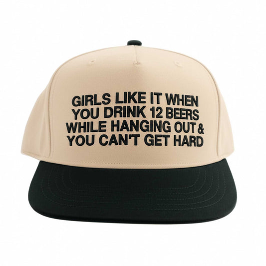 Girls Like It When You Drink 12 Beers Hat -Moonbestprint