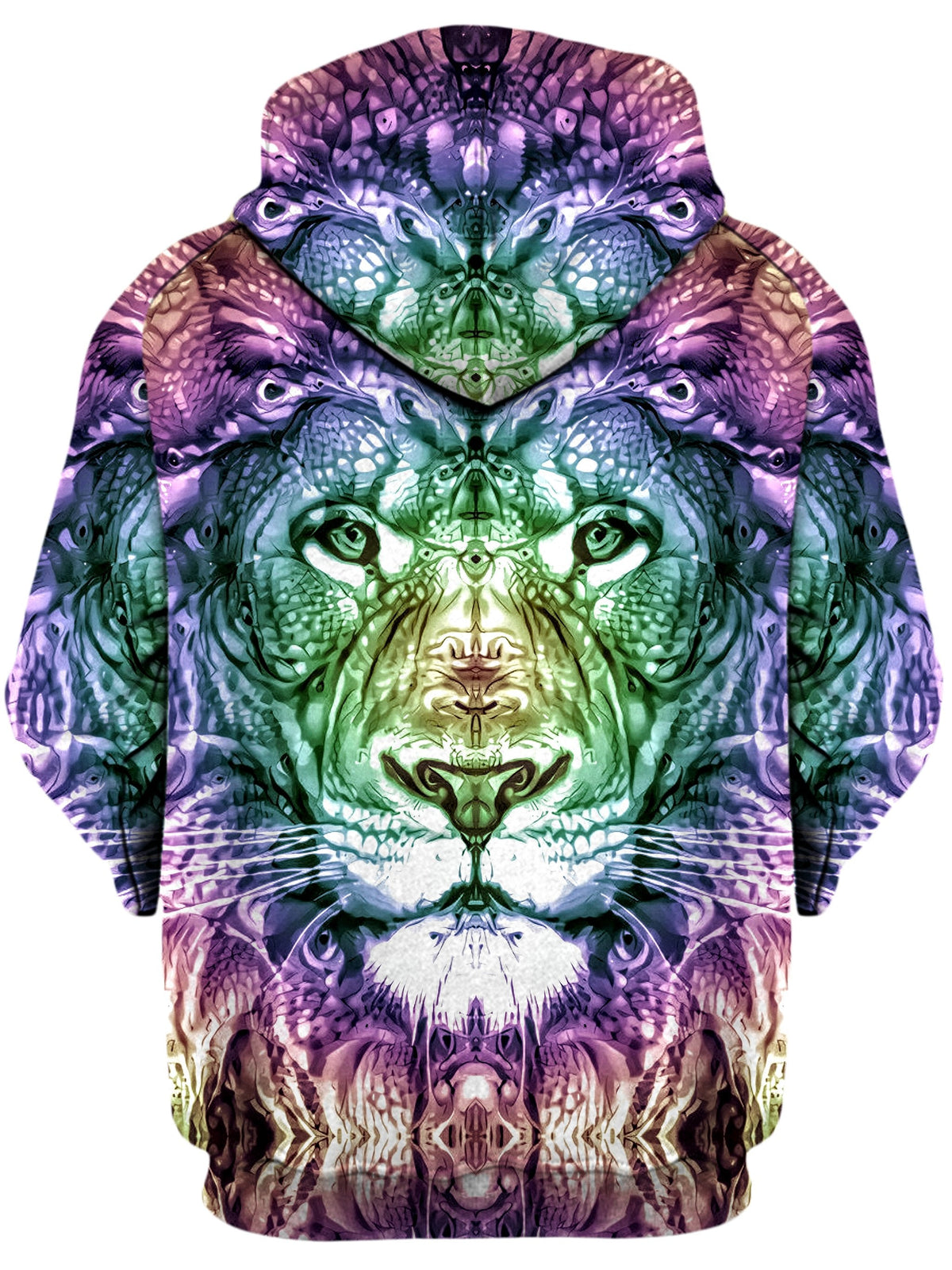 Spirit of the Lion Unisex Zip-Up Hoodie -Moonbestprint