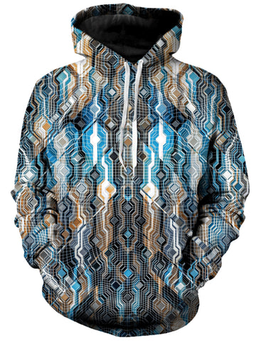 Fractional Data Unisex Hoodie -Moonbestprint