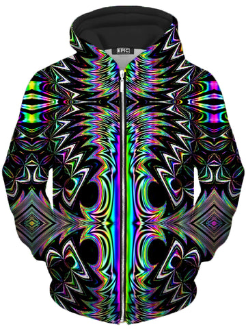 Growth Unisex Zip-Up Hoodie -Moonbestprint