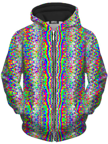 Psy Trip Unisex Zip-Up Hoodie -Moonbestprint