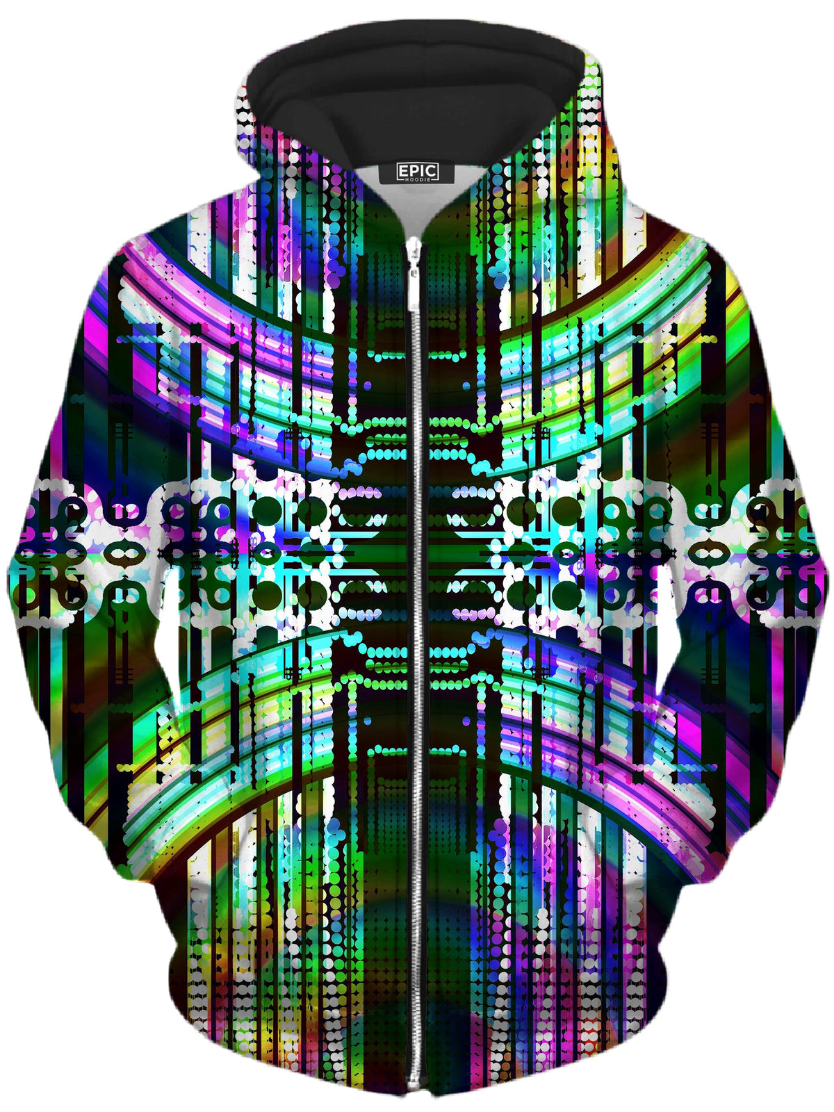 Astral Gate Unisex Zip-Up Hoodie -Moonbestprint