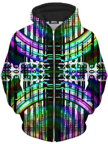 Astral Gate Unisex Zip-Up Hoodie -Moonbestprint