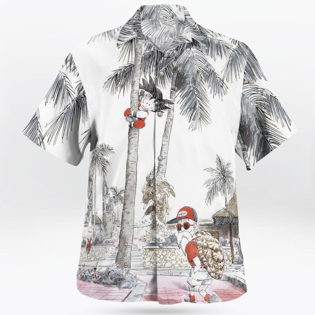 Goku and Master Roshi Hawaiian Shirt – Moonbestprint