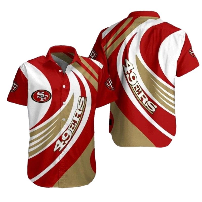 Golden Rush Niners San Francisco 49ers Hawaiian Shirt - Moonbestprint