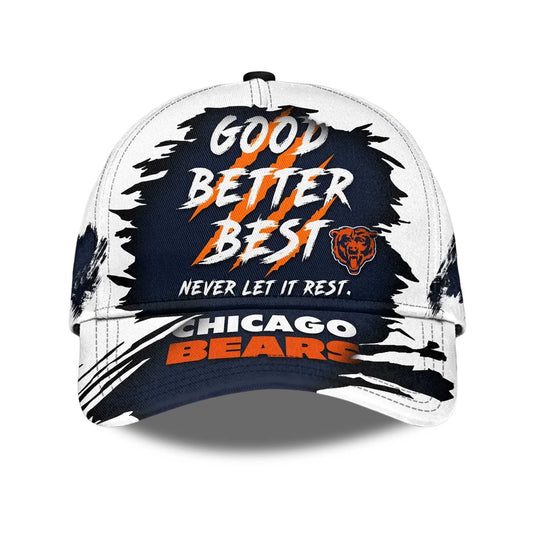 Good Better Best Never Let It Rest Chicago Bears Hat -Moonbestprint