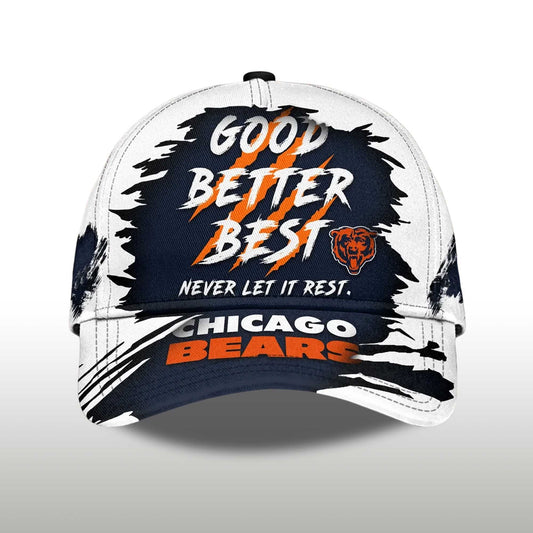 Good Better Best Never Let It Rest Chicago Bears Hat -Moonbestprint