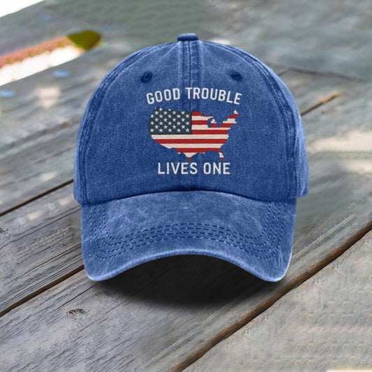 Good Trouble Lives On Hat -Moonbestprint