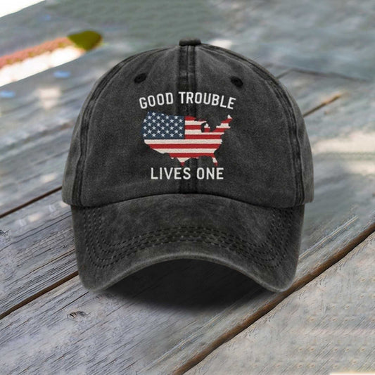 Good Trouble Lives On Hat -Moonbestprint
