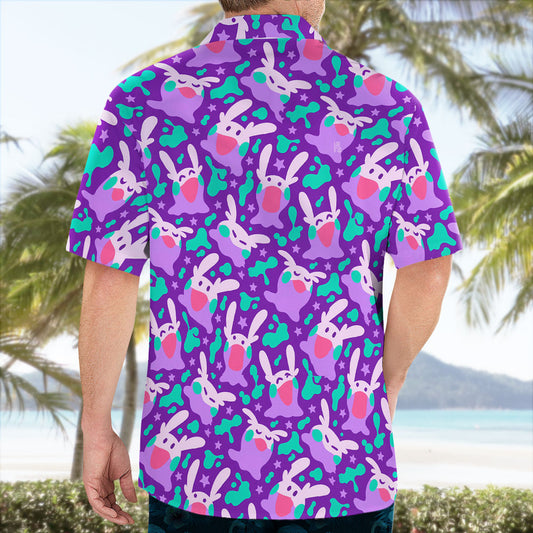 Goomy Pattern Hawaiian Shirt Soft Dragon Vibes for Summer – Moonbestprint