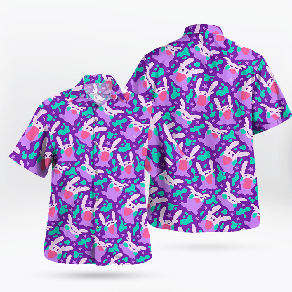 Goomy Pattern Hawaiian Shirt Soft Dragon Vibes for Summer – Moonbestprint