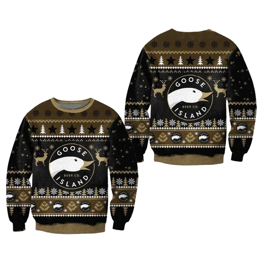 Goose Island Brewery Beer Ugly Christmas Sweater – Moonbestprint