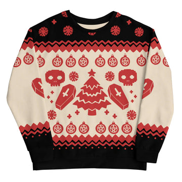 Goth Ugly Christmas Sweater 2025 – Moonbestprint