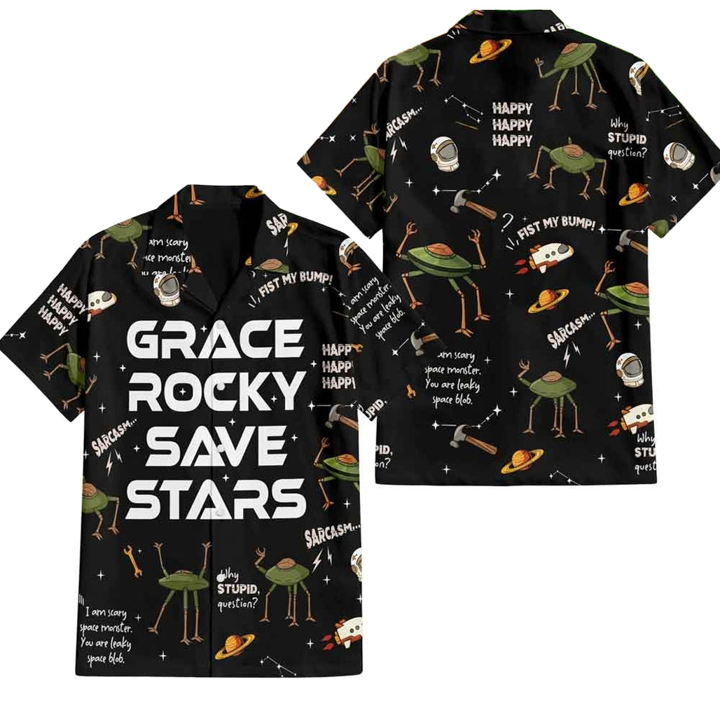 Grace Rocky Save Stars 2026 Hawaiian Shirt – Moonbestprint