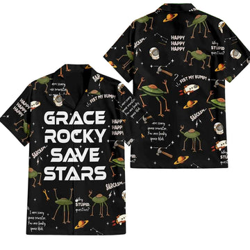 Grace Rocky Save Stars 2026 Hawaiian Shirt – Moonbestprint
