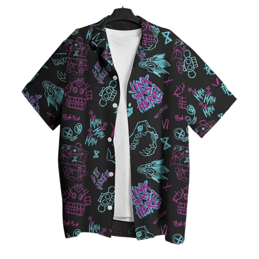 Graffiti Arcane Hawaiian Shirt - Moonbestprint