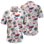Grateful Dead 4th of July American Flag Patriotic Hawaiian Shirt – Moonbestprint