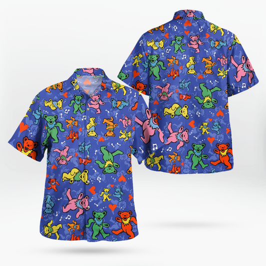 Grateful Dead Dancing Hawaiian Shirt – Moonbestprint