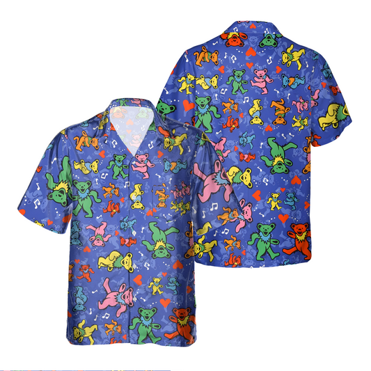 Grateful Dead Dancing Hawaiian Shirt - Moonbestprint