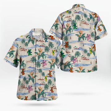 Grateful Dead Dancing Bears Colors 3D Summer Hawaiian Shirt – Moonbestprint