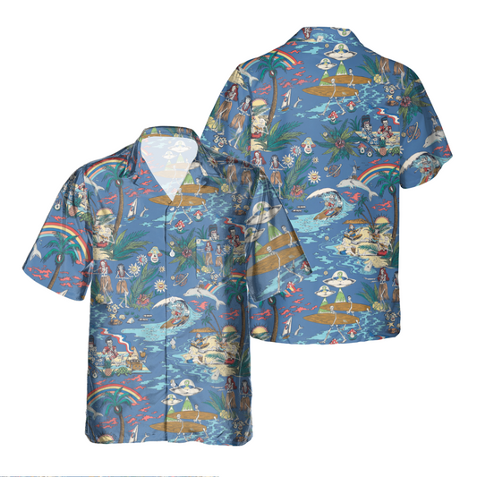 Grateful Dead Far Out Hawaiian Shirt - Moonbestprint
