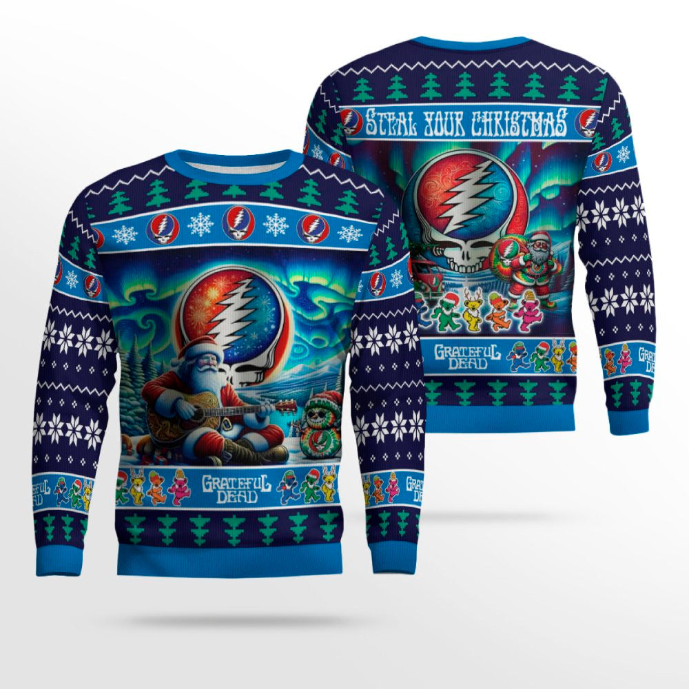 Grateful Dead Merry Christmas Ugly Sweater 2025 – Moonbestprint