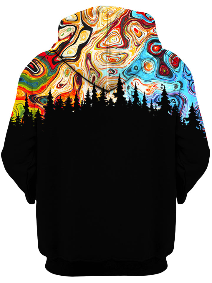 Night Sky Unisex Zip-Up Hoodie -Moonbestprint