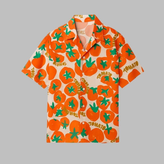 Great British Bake Off Noel Fielding Tomato Hawaiian Shirt - Moonbestprint