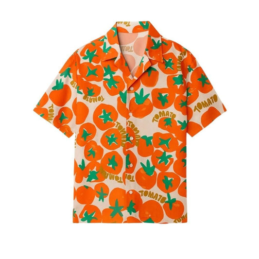 Great British Bake Off Noel Fielding Tomato Hawaiian Shirt - Moonbestprint