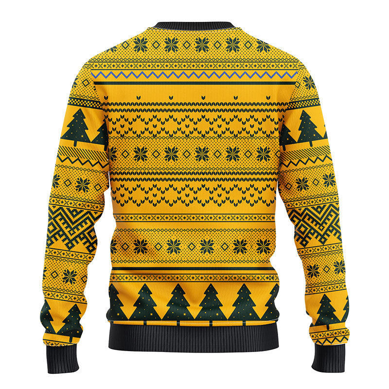 Green Bay Packers Grinch Hug Ugly Christmas Sweater, Grinch Xmas Sweater Moonbestprint