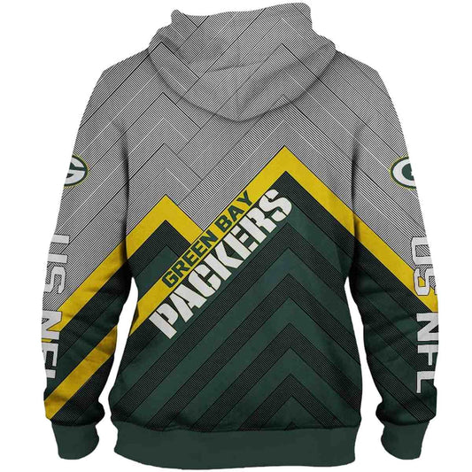 Green Bay Packers In My Heart Green Aop Hoodie - Moonbestprint