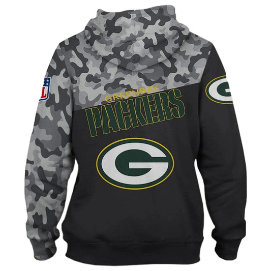 Green Bay Packers Military Aop Hoodie - Moonbestprint