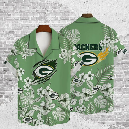 Green Bay Packers – National Football League Hawaiian Shirt, NFL Hawaiian Shirt Moonbestprint