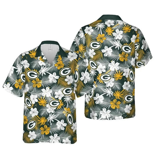Green Bay Packers Nfl Football Hawaiian Shirts, NFL Hawaiian Shirt Moonbestprint