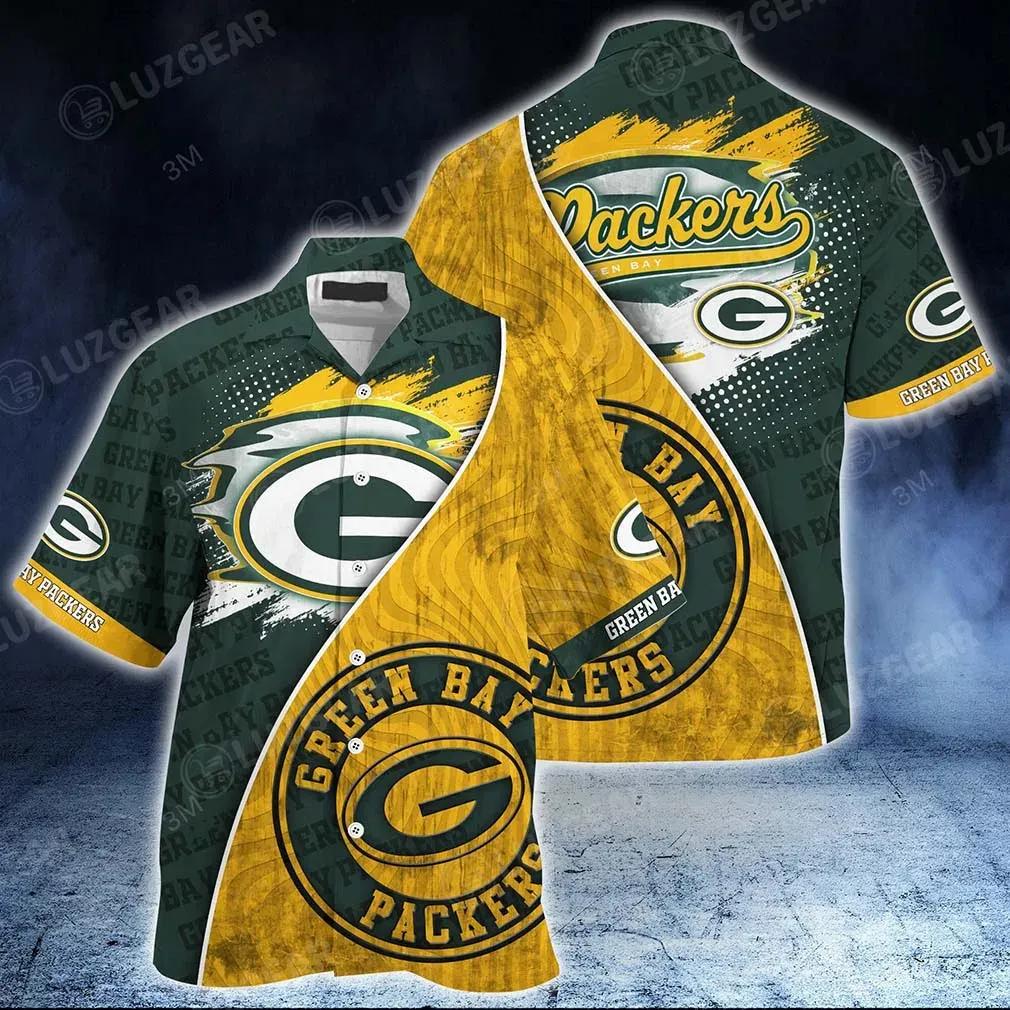 Green Bay Packers Nfl Hawaii Shirt New Hot Trend Summer For This Season Fan Gift, NFL Hawaiian Shirt Moonbestprint