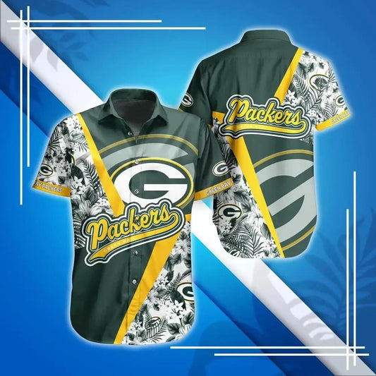 Green Bay Packers Nfl Hawaiian Sas Style Hot Trending Summer For Awesome Fans, NFL Hawaiian Shirt Moonbestprint