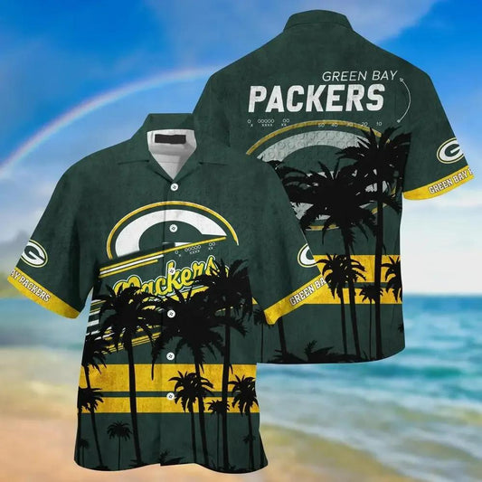 Green Bay Packers Nfl Hawaiian Sas This Summer Beach Shirt Gift For Best Fans, NFL Hawaiian Shirt Moonbestprint