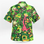 Green Grass Type Pattern Pokemon Hawaiian Shirt For Men And Women – Moonbestprint