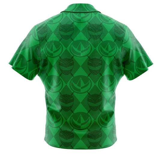 Green Ranger Pattern Power Rangers Hawaiian Shirt – Moonbestprint