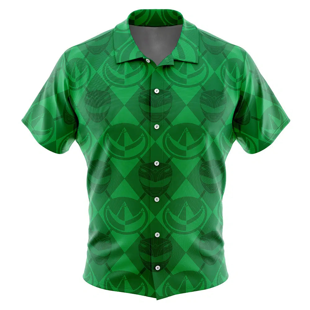 Green Ranger Pattern Power Rangers Hawaiian Shirt – Moonbestprint