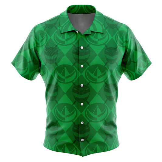 Green Ranger Pattern Power Rangers Hawaiian Shirt – Moonbestprint