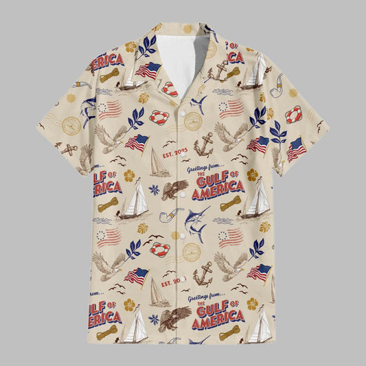 Greetings From The Gulf Of America Hawaiian Shirt - Moonbestprint