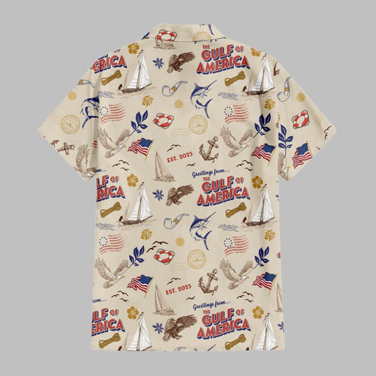 Greetings From The Gulf Of America Hawaiian Shirt - Moonbestprint